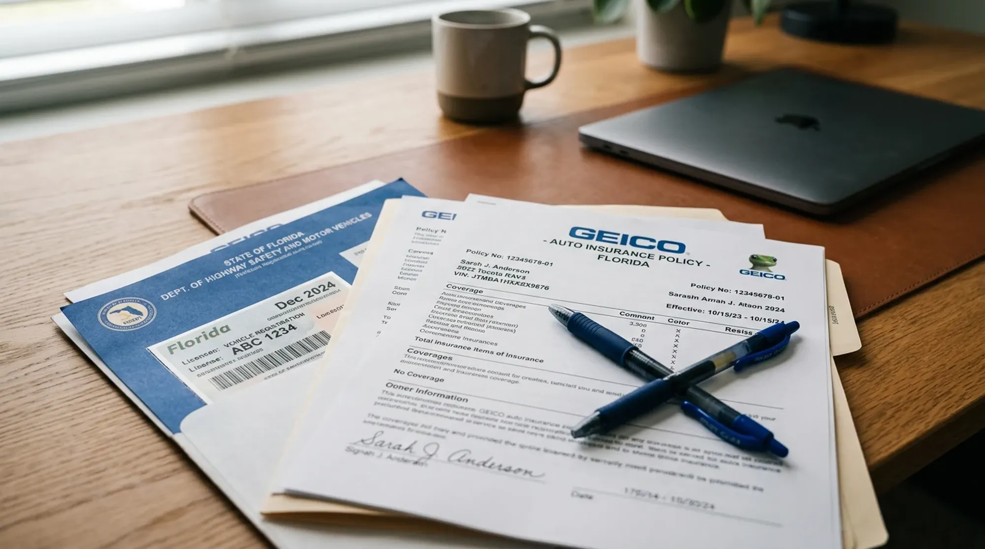 Dokumenty ubezpieczeniowe i formularze przygotowawcze