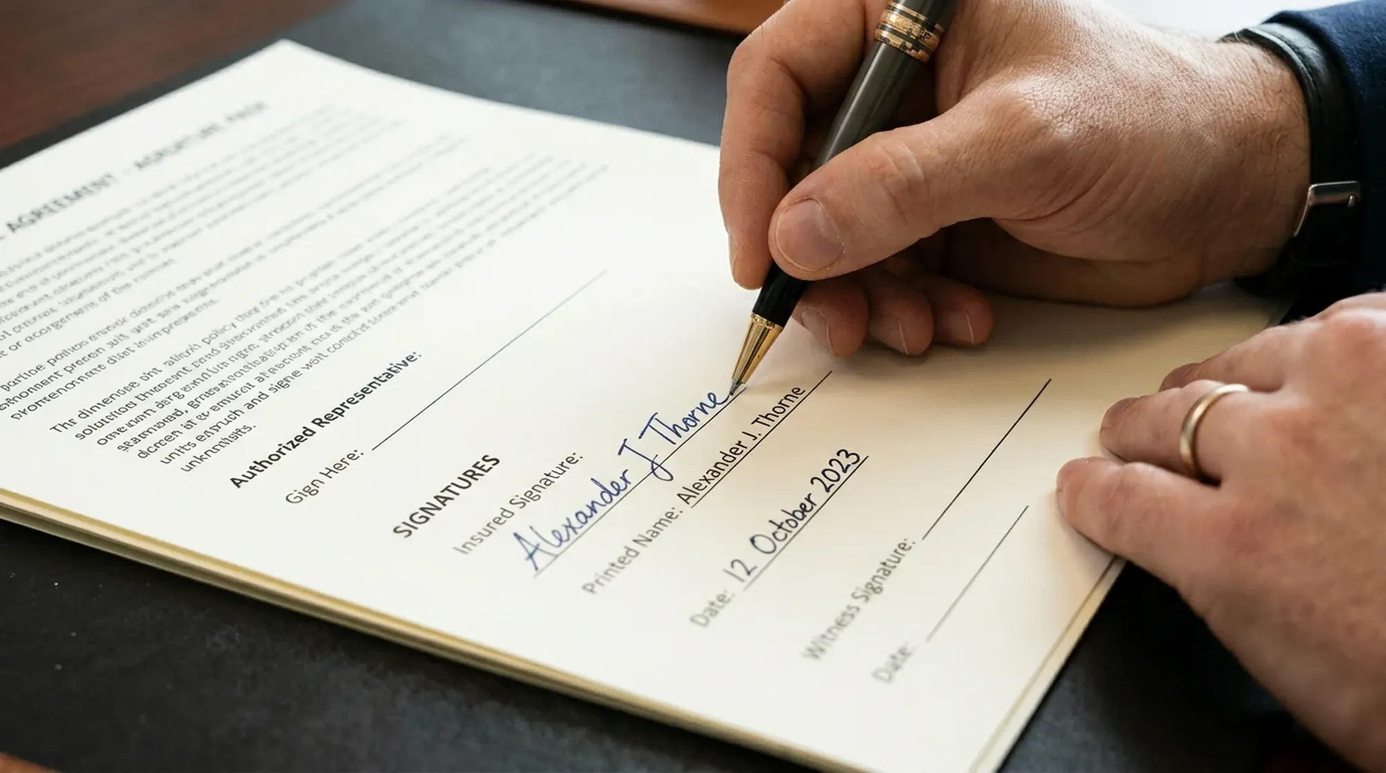 Analiza klauzul umowy ubezpieczenia — zdjęcie ilustracyjne